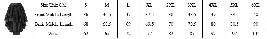 Women Steampunk Irregular Ruffle Pirate Skirt Gothic Autumn Winter Lace Trim Pleated Dancing Skirt Medieval Showgirl Party Dress