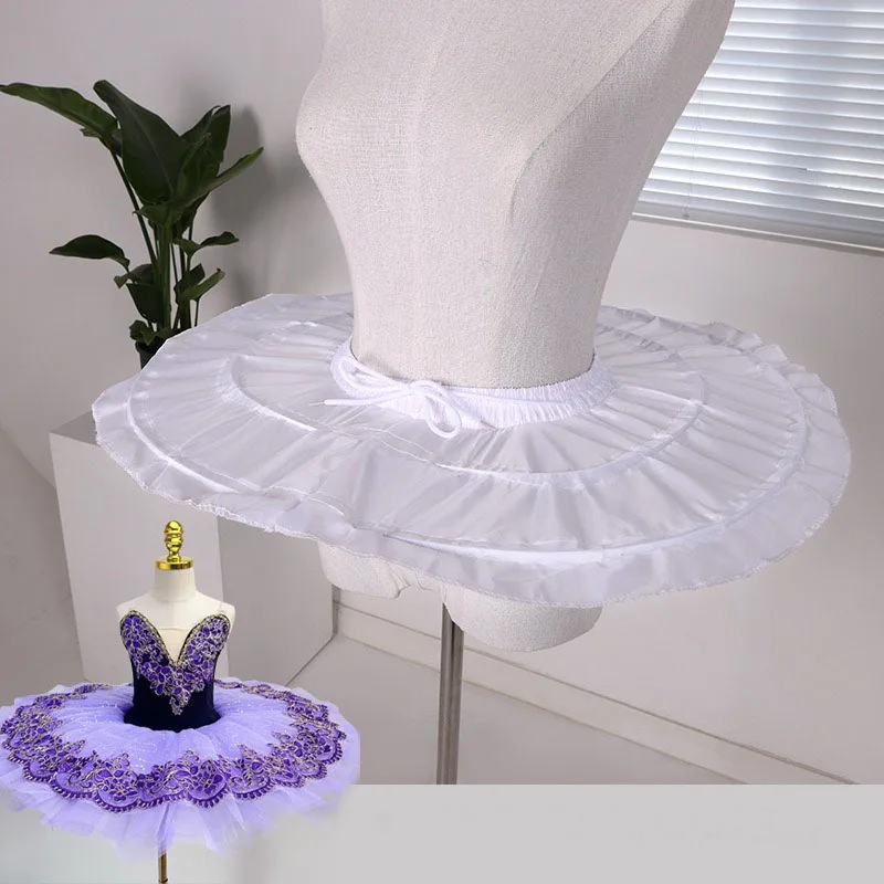 Luxurious Balletic Skirt Brace Flat Corrugated Double Steel Cos Violent Petticoat Fishbone Brace