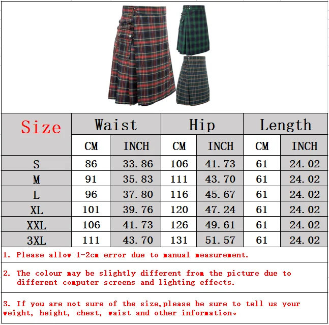 2026 Vintage Scottish-Style Buckle Skirt for Men & Women,Multi-Color Plaid Patchwork Contrast Pleated Stage Performance Skirts