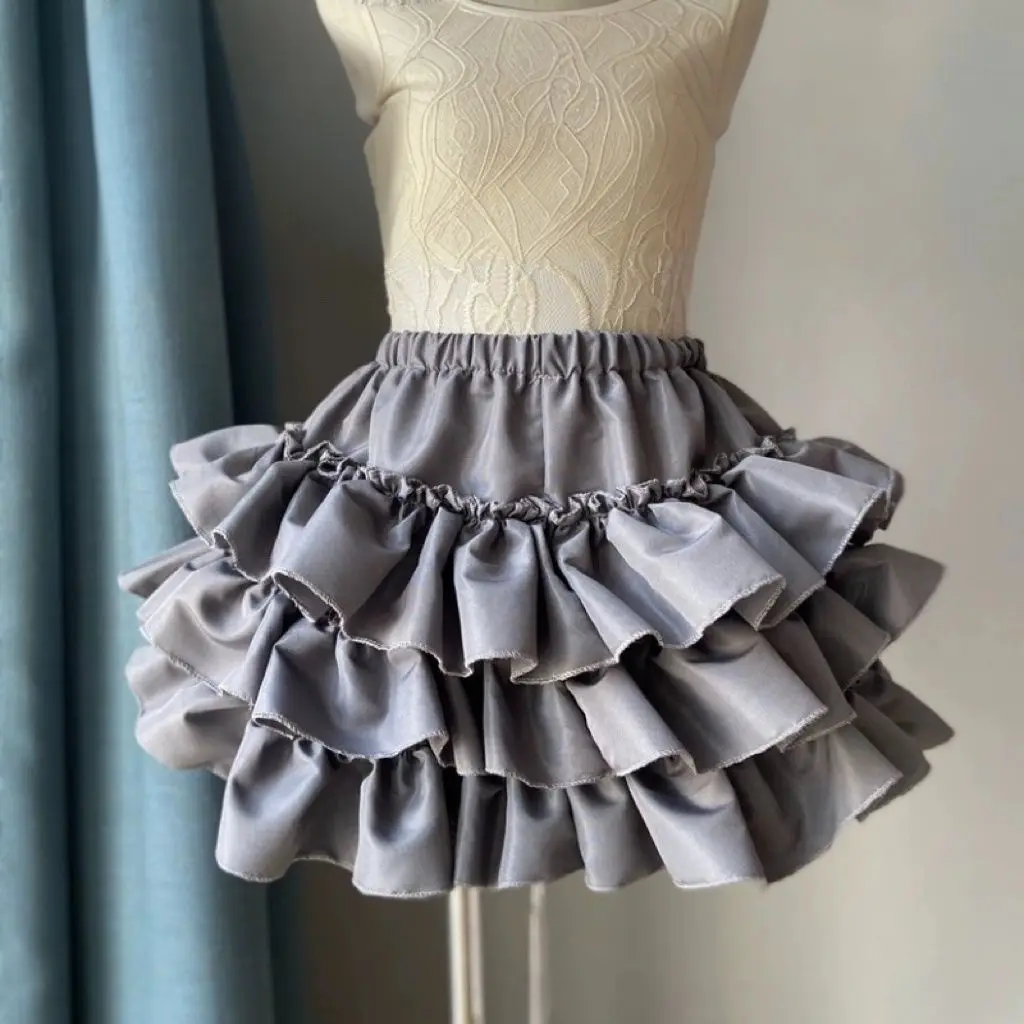 Japanese Kawaii Mini Pleated Skirts Shorts Womens JK Jupe Sweet Lolita Pant Skirt 2026 Y2k Aesthetic Ruffled High Waist Faldas