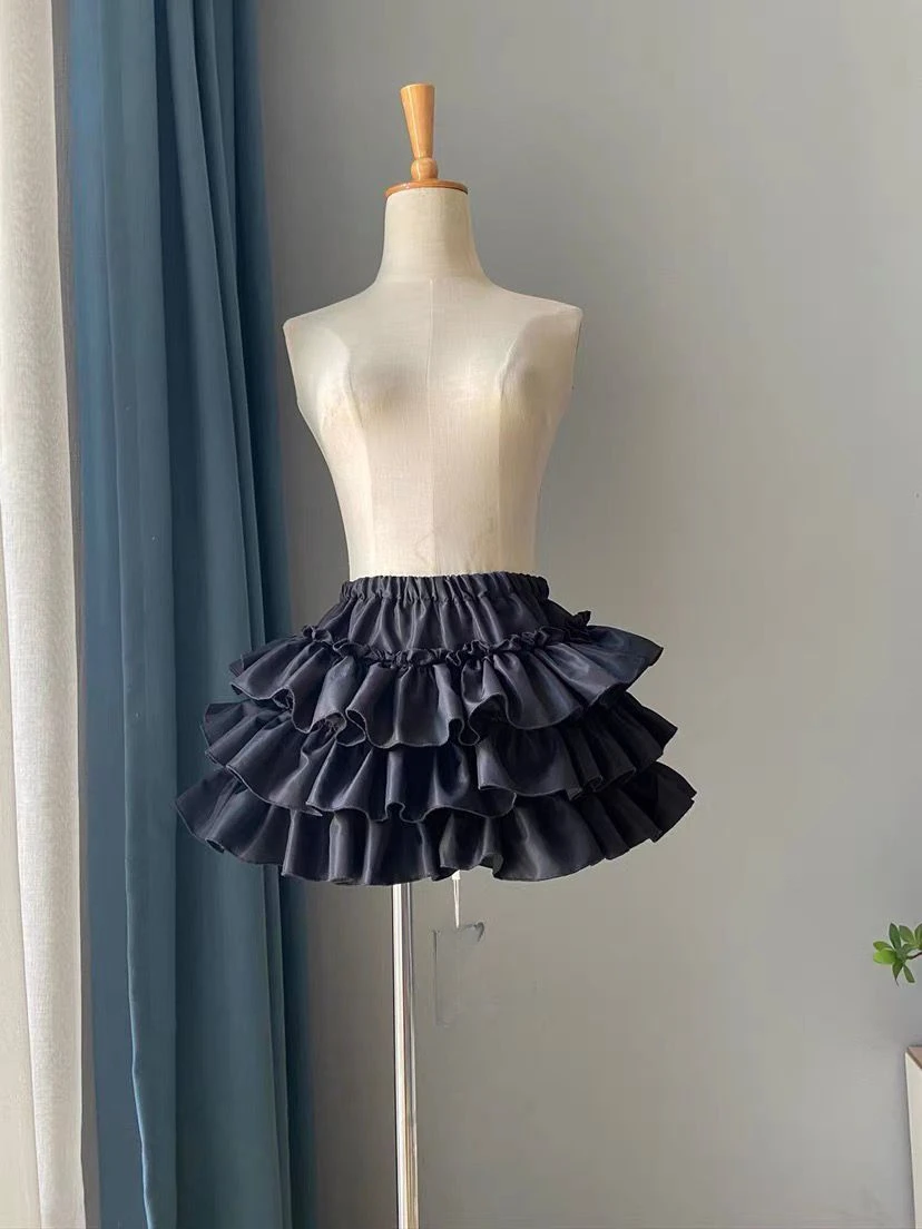 Japanese Kawaii Mini Pleated Skirts Shorts Womens JK Jupe Sweet Lolita Pant Skirt 2026 Y2k Aesthetic Ruffled High Waist Faldas