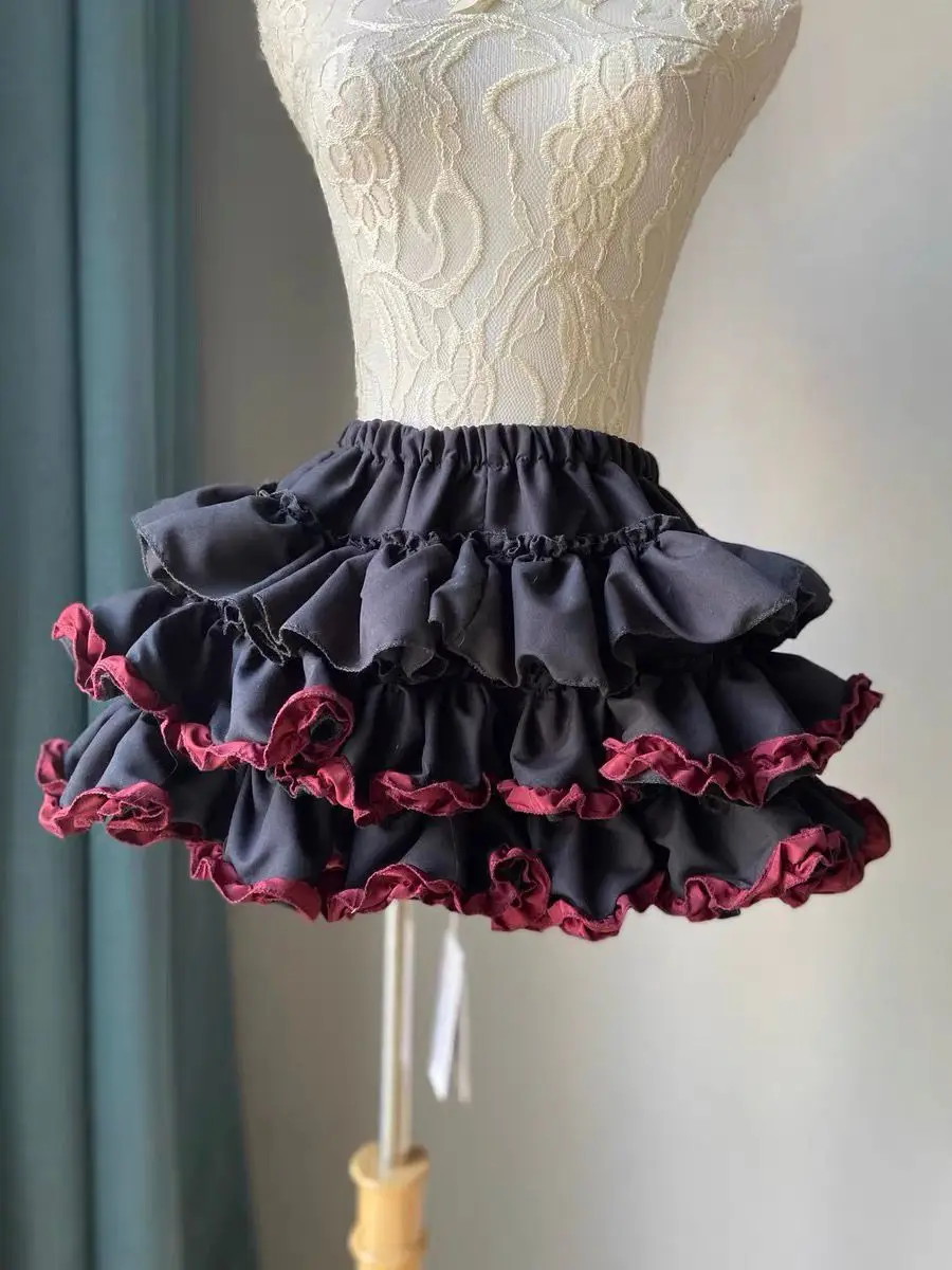 Japanese Kawaii Mini Pleated Skirts Shorts Womens JK Jupe Sweet Lolita Pant Skirt 2026 Y2k Aesthetic Ruffled High Waist Faldas
