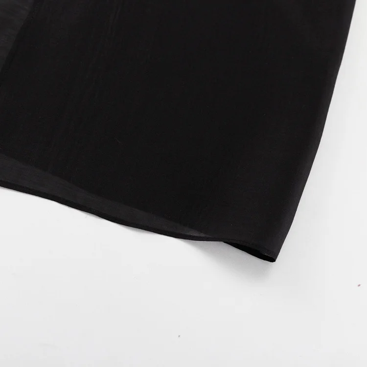 Mueyaruho 2025 Women Sexy Midi Mesh Skirts Spring Summer Solid Black High Waist  See Through Slim Fit Pencil Skirt For Women