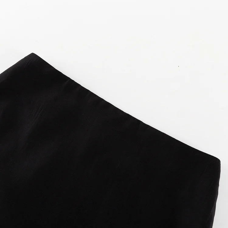 Mueyaruho 2025 Women Sexy Midi Mesh Skirts Spring Summer Solid Black High Waist  See Through Slim Fit Pencil Skirt For Women