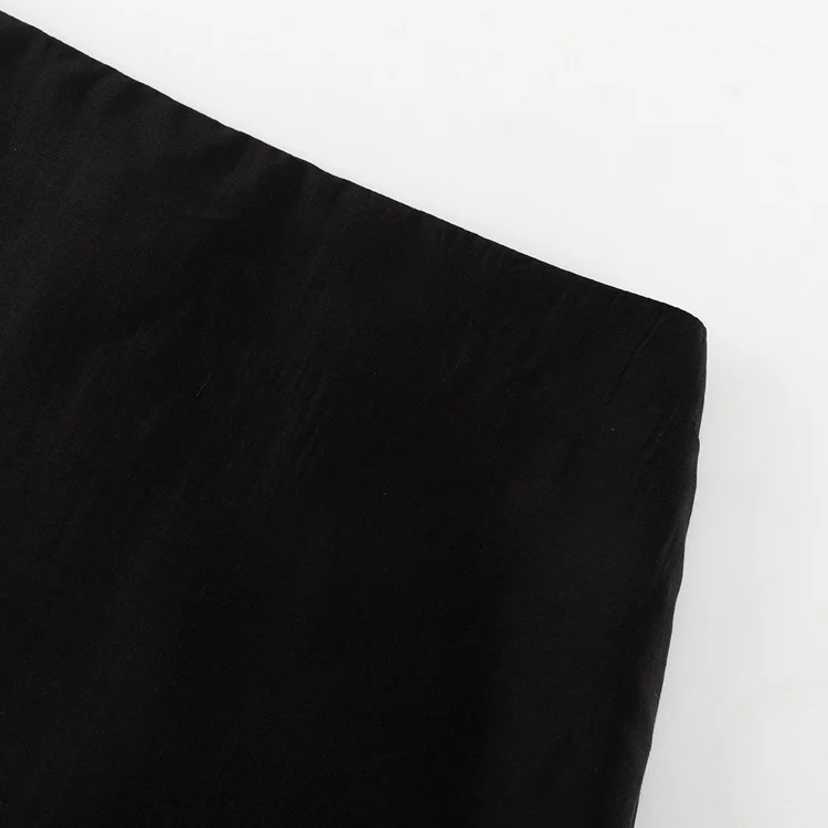 Mueyaruho 2025 Women Sexy Midi Mesh Skirts Spring Summer Solid Black High Waist  See Through Slim Fit Pencil Skirt For Women