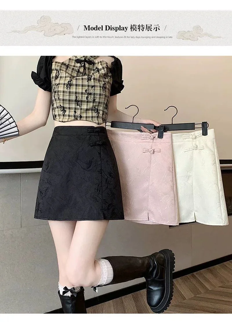 Elegant Pink White Mini Skirts for Women Fashion Bow Short Skirts Women's Summer Slim Skirts Pants Women Split High Waist Skirts