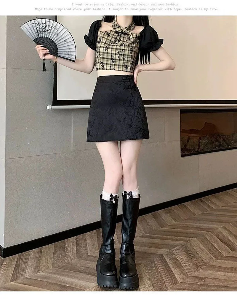 Elegant Pink White Mini Skirts for Women Fashion Bow Short Skirts Women's Summer Slim Skirts Pants Women Split High Waist Skirts
