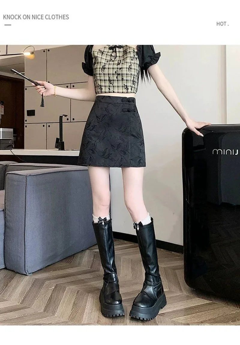 Elegant Pink White Mini Skirts for Women Fashion Bow Short Skirts Women's Summer Slim Skirts Pants Women Split High Waist Skirts