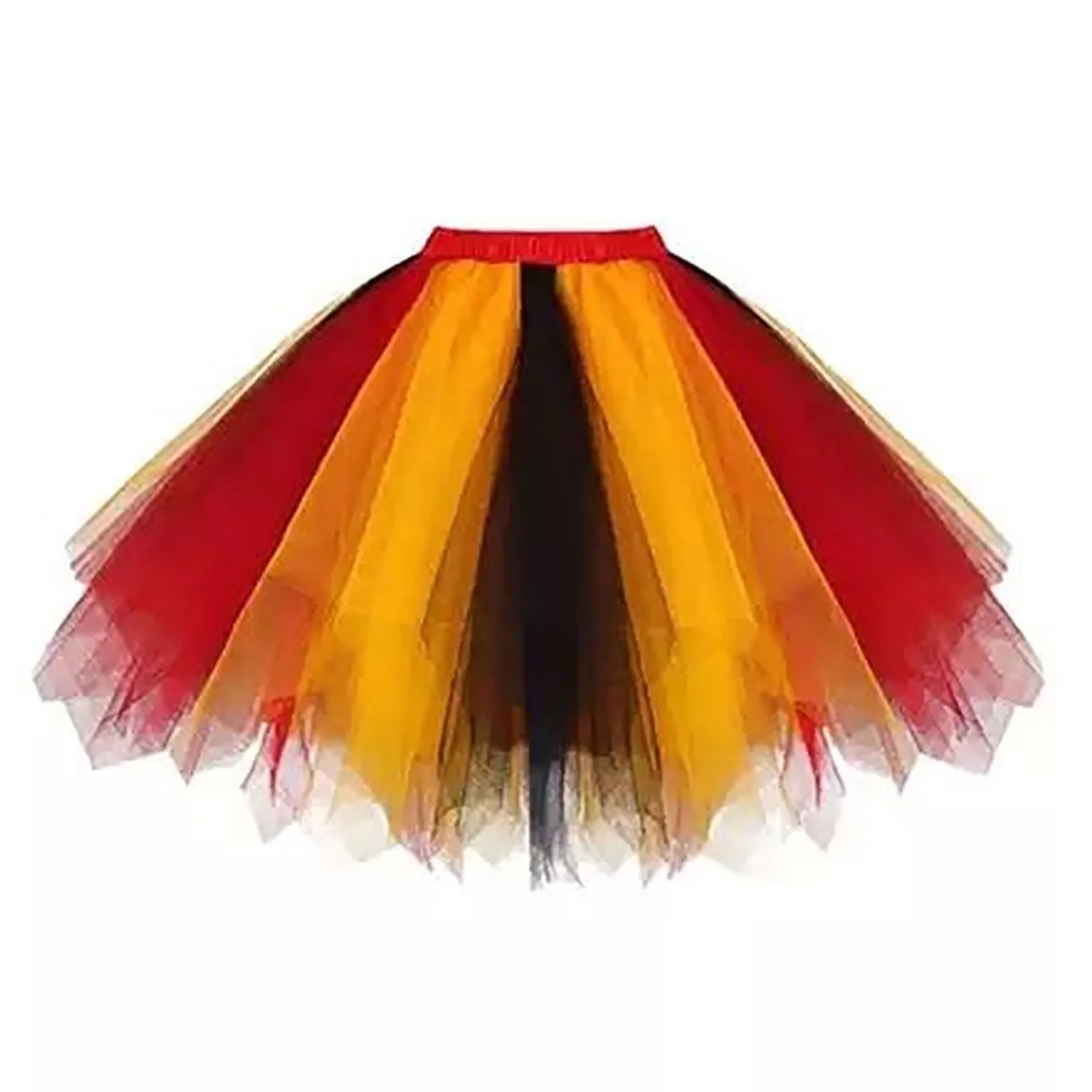 Women Tutu Skirt Fashion Rave Party Carnival Summer High Waist Mesh Skirts Pleated Mini Skirt Sexy Layered Club Short Pettiskirt