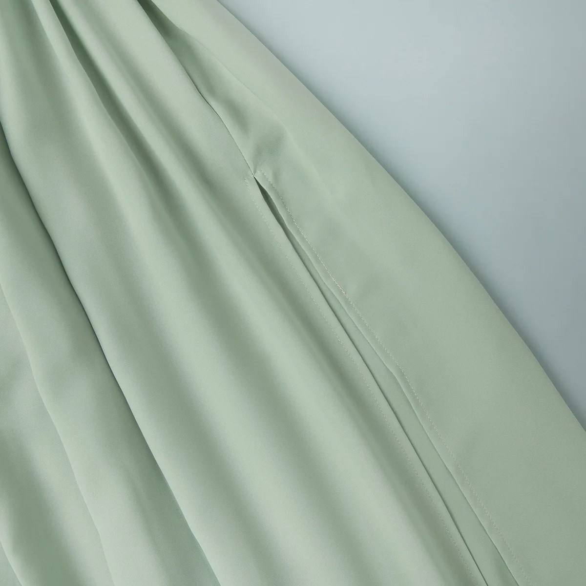 Typhaland Pleated Draped Slit Long Skirt For Women Casual Loose High Waist 2026 Summer New Female Skirts Solid Commuting Clothes