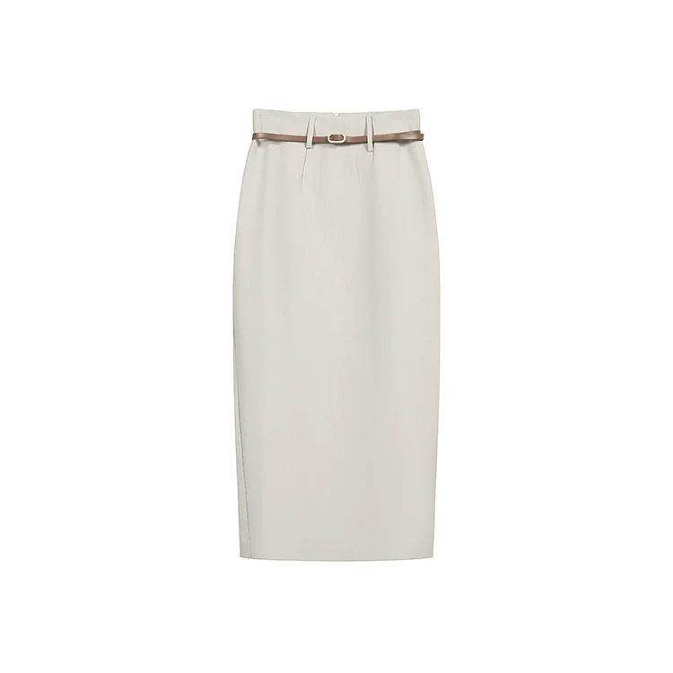Women Sexy Elegant High Waist Summer Fashion Simple Work Sheath Pencil Maxi Skirts Solid Bodycon Long Skirt