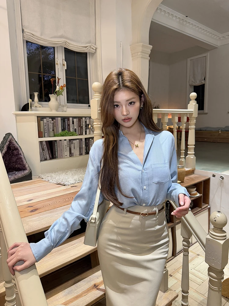 Women Sexy Elegant High Waist Summer Fashion Simple Work Sheath Pencil Maxi Skirts Solid Bodycon Long Skirt