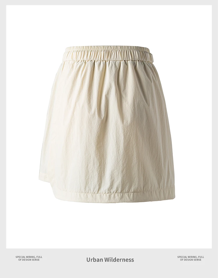 Women's UPF2000+ UV Protection Skort High Waist Hiking Skirt Shorts Quick Dry Cooling Summer Tennis Sports Skirt with Pouch