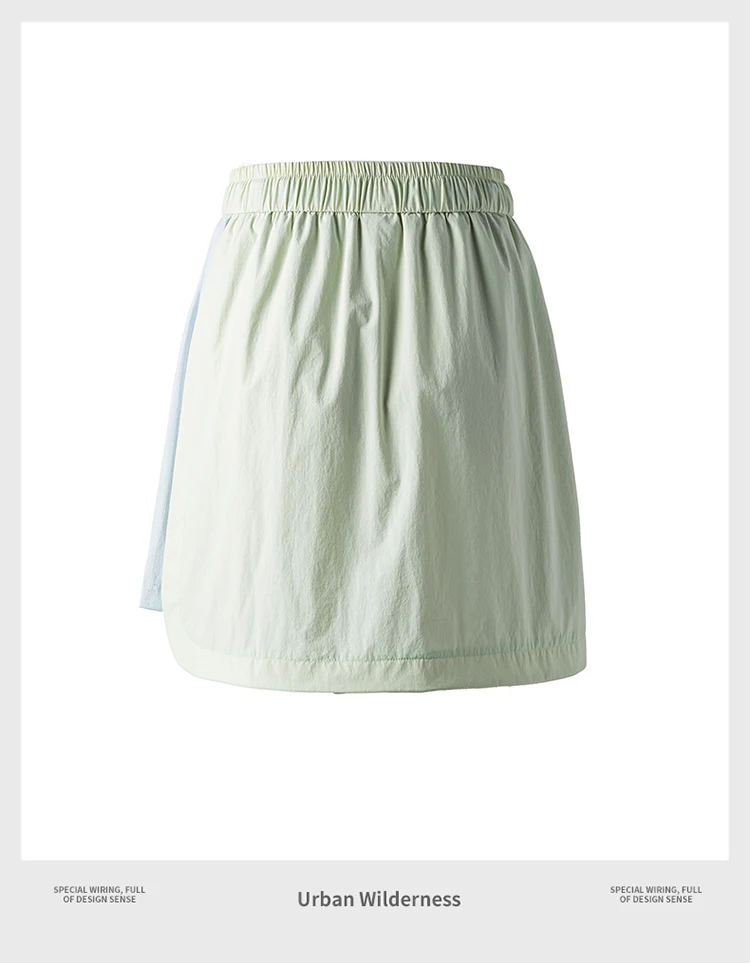 Women's UPF2000+ UV Protection Skort High Waist Hiking Skirt Shorts Quick Dry Cooling Summer Tennis Sports Skirt with Pouch