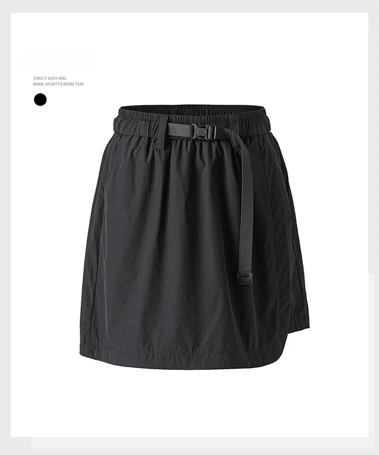Women's UPF2000+ UV Protection Skort High Waist Hiking Skirt Shorts Quick Dry Cooling Summer Tennis Sports Skirt with Pouch