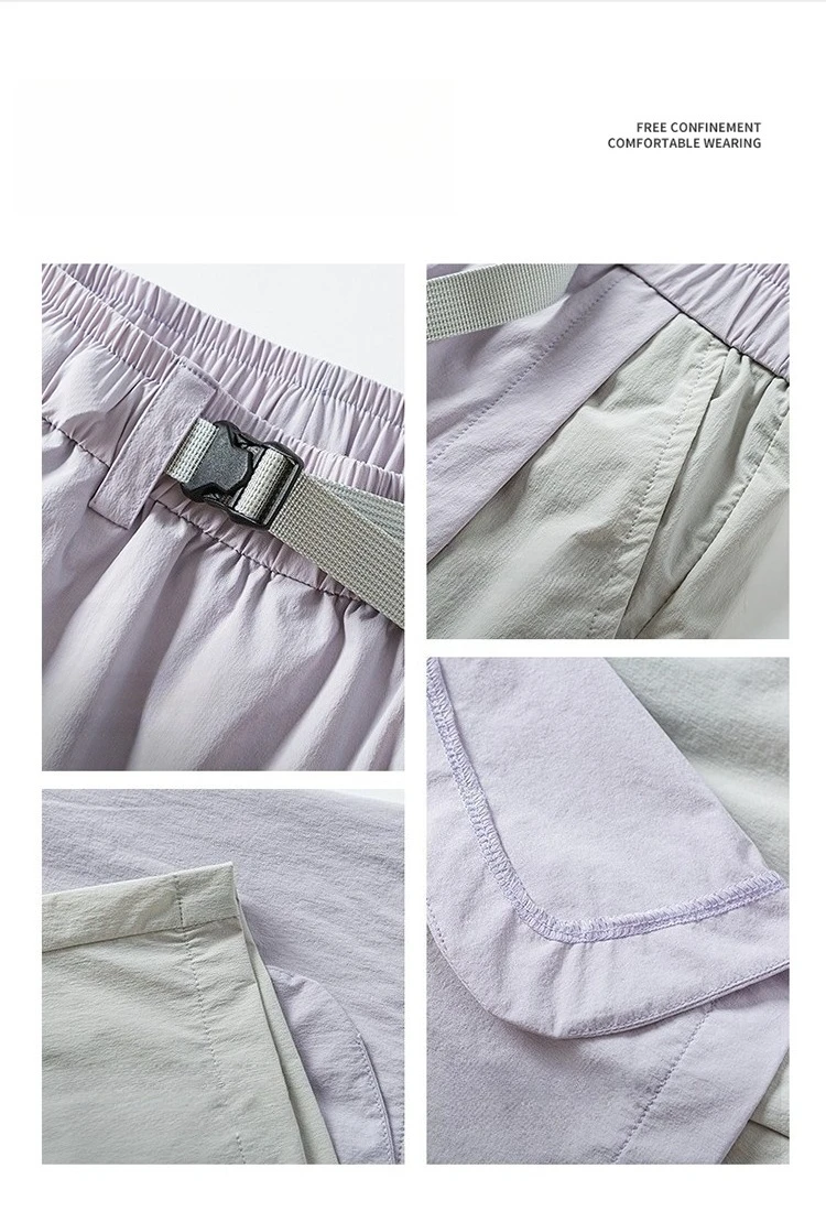 Women's UPF2000+ UV Protection Skort High Waist Hiking Skirt Shorts Quick Dry Cooling Summer Tennis Sports Skirt with Pouch