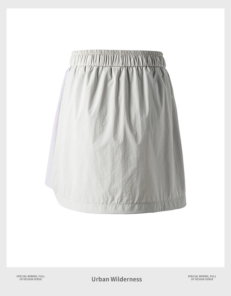 Women's UPF2000+ UV Protection Skort High Waist Hiking Skirt Shorts Quick Dry Cooling Summer Tennis Sports Skirt with Pouch