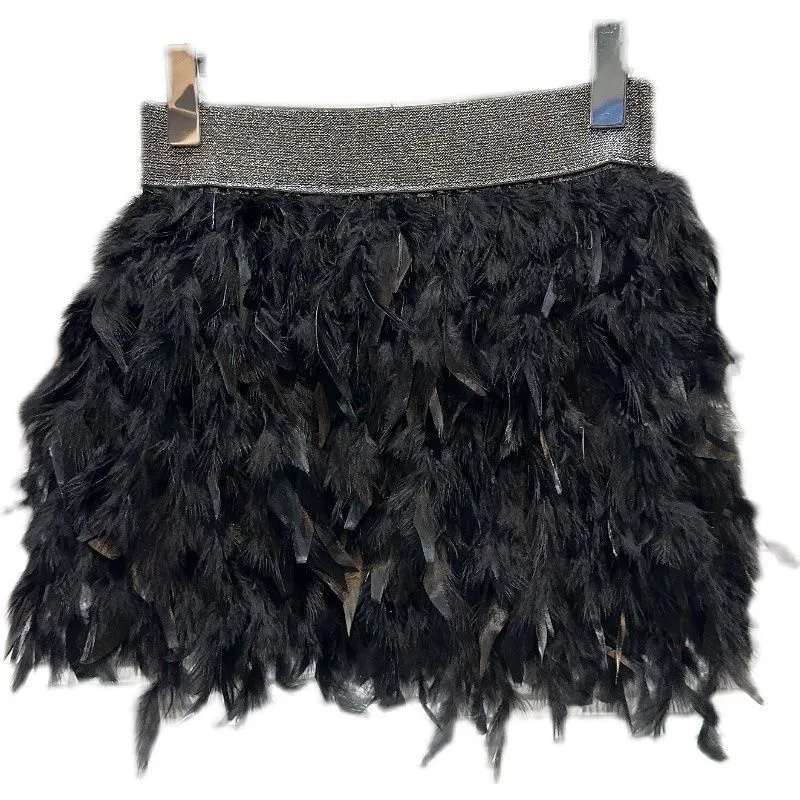 Party Princess Feather Puffy Skirt for Women