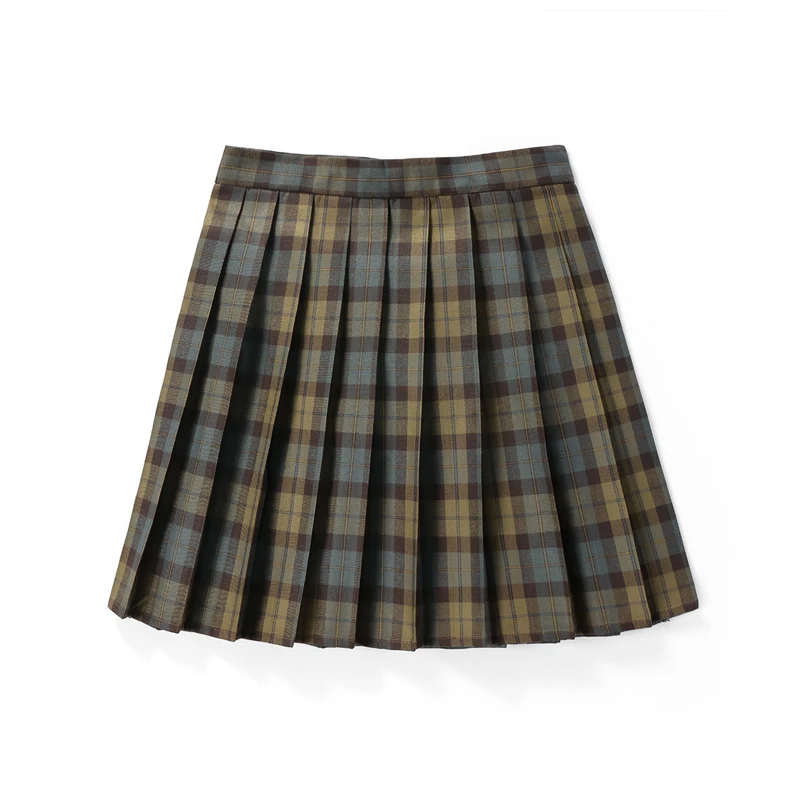 Beiyingni JK Plaid Preppy Style Pleated Skirts Women 2025 New Fashion Uniform High Waist A-line Mini Skirt for Girls Performance