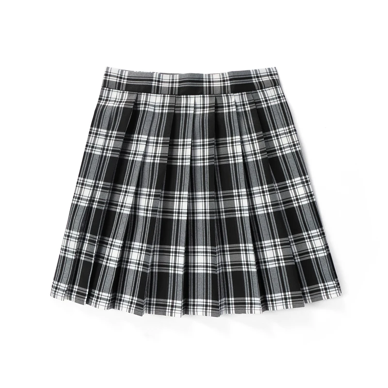 Beiyingni JK Plaid Preppy Style Pleated Skirts Women 2025 New Fashion Uniform High Waist A-line Mini Skirt for Girls Performance