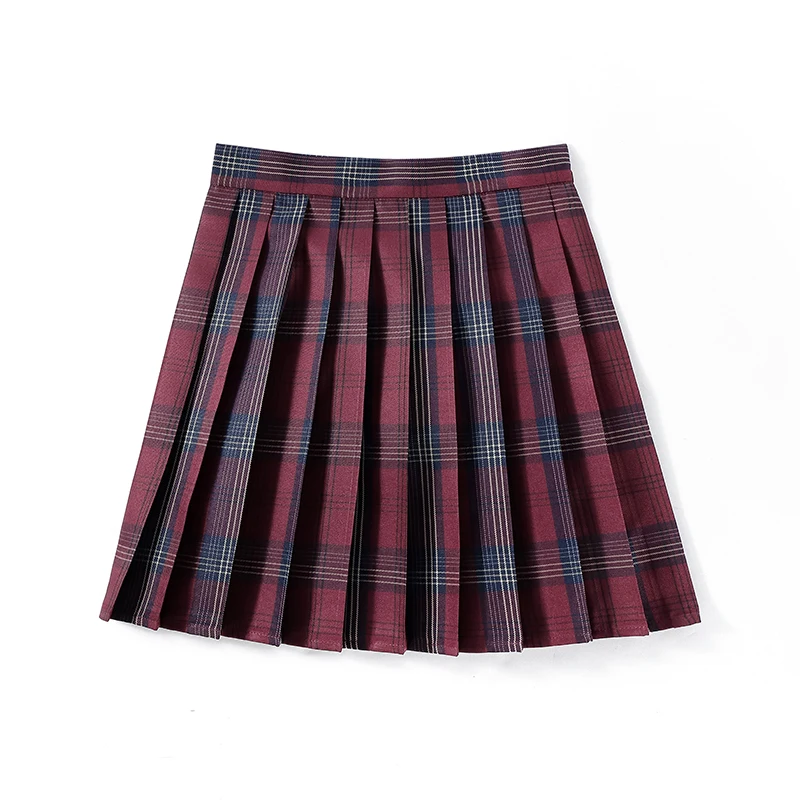 Beiyingni JK Plaid Preppy Style Pleated Skirts Women 2025 New Fashion Uniform High Waist A-line Mini Skirt for Girls Performance