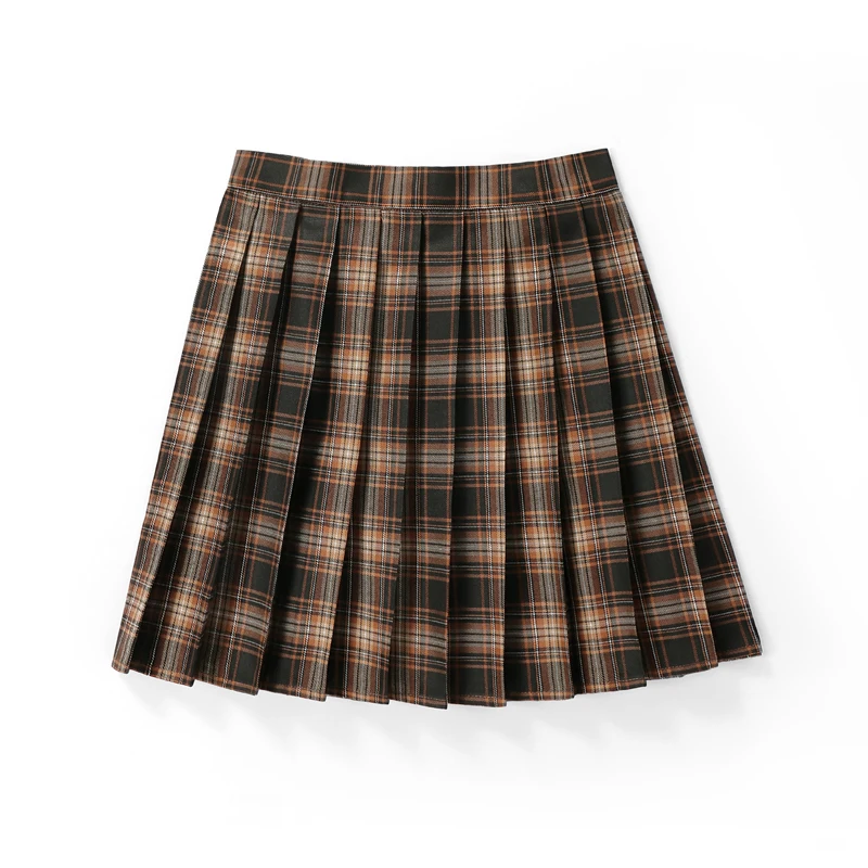 Beiyingni JK Plaid Preppy Style Pleated Skirts Women 2025 New Fashion Uniform High Waist A-line Mini Skirt for Girls Performance
