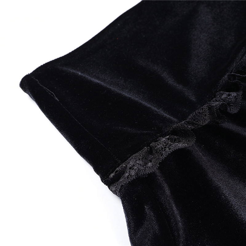 Lamuusaa Punk Gothic Skirt 2000s Women Black Dark Academia Cross Print High Waist Pleated A-line Skirt y2k Vintage Lace Skirts
