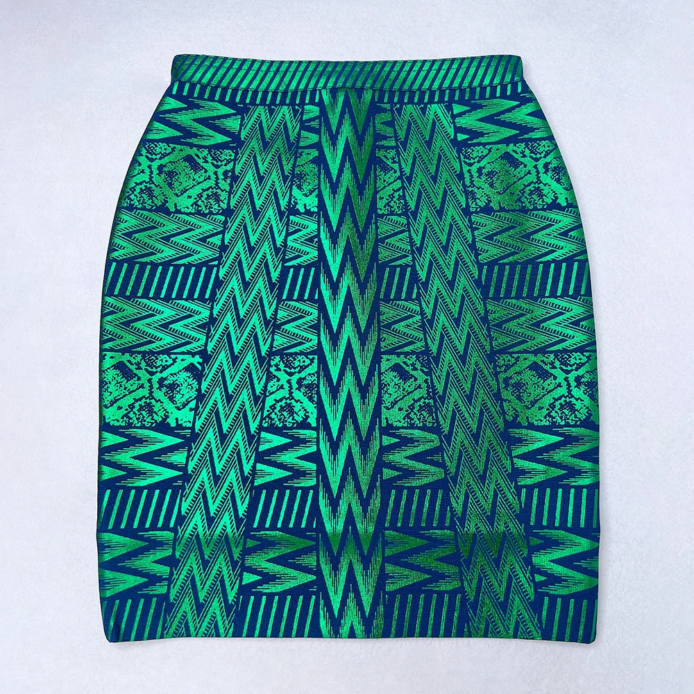 BEAUKEY Sexy Black  Metallic Leather Bandage Skirt Geometric 2022 For Women Mini Bodycon High Waist Skirt