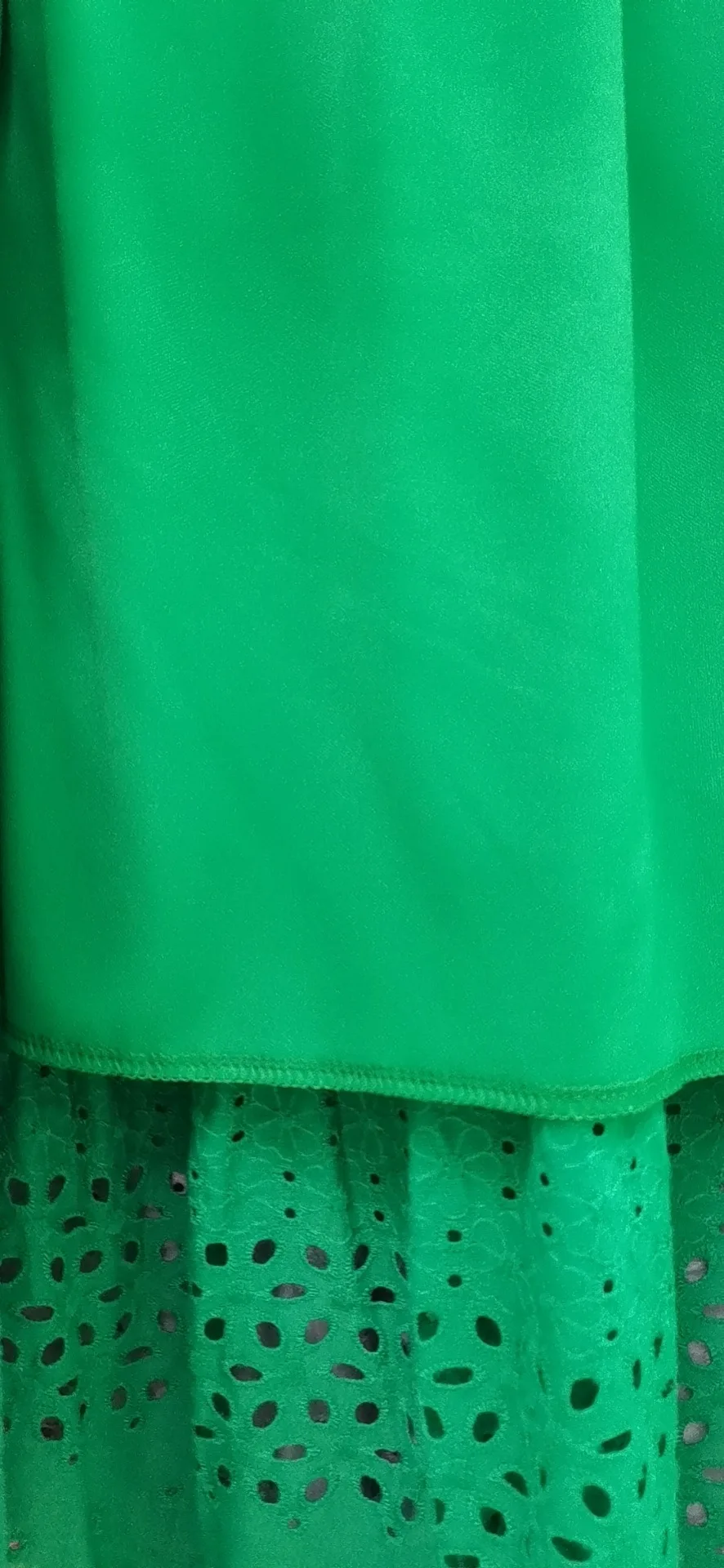 Spring Summer Lace Casual Skirt Women's High Waist Splicing Hooks Casual Solid Loose Holiday Party Skirts Women Clothes