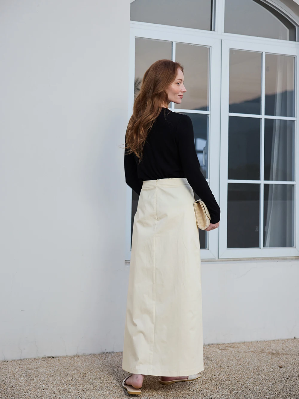 AP SS26 Women Elegant Buckle Skirt Fashion