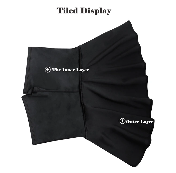 2020 Sports Tennis Skorts Fitness Short Skirt Badminton breathable Quick drying Women Sport Anti Exposure Tennis Skirt