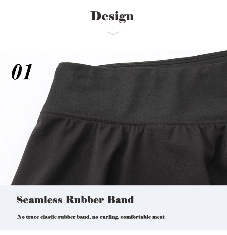 2020 Sports Tennis Skorts Fitness Short Skirt Badminton breathable Quick drying Women Sport Anti Exposure Tennis Skirt