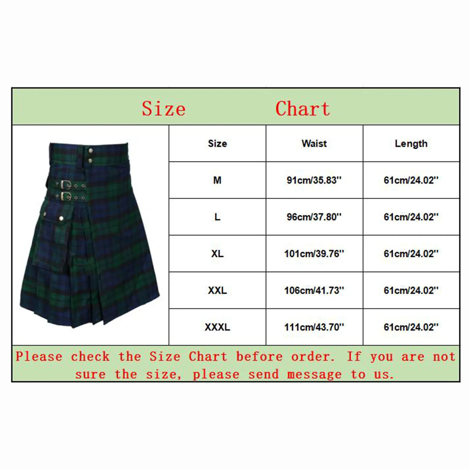 Mens Scottish Plaid Skirts Traditional Highland Tartan Practical Kilt Vintage Pleated Skirt Cosplay Carnival Fancy Party Dress