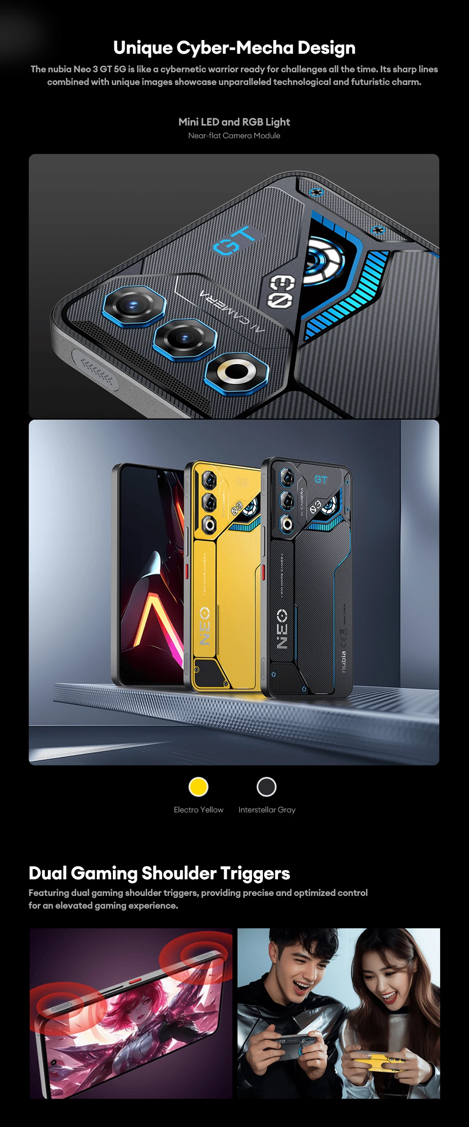 Global Version Nubia Neo 3GT 5G 120Hz 6000mAh