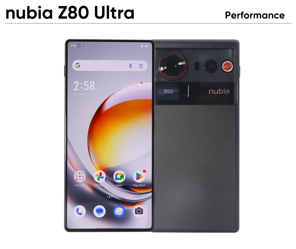 Nubia Z80 Ultra 2025 New Version 1.5K 144Hz Display Snapdragon 8 Elite Gen 5 90W Fast Charge 7200mA Original Authentic Smartphon