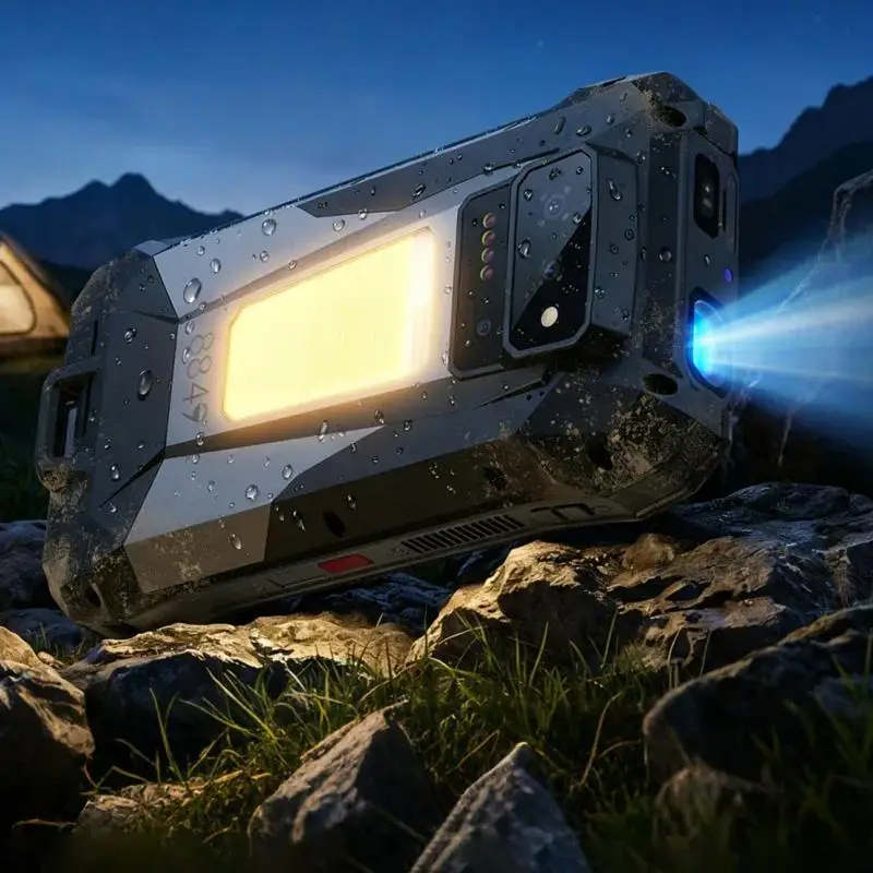 Unihertz TANK X 8849 5G Smartphone 32+512GB Built-in 1080P 220 lumen Projector 50MP+64MP Camara Android 15 17600mah Battery NFC