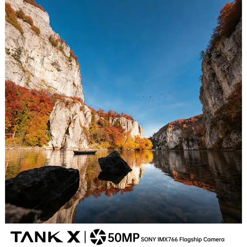Unihertz TANK X 8849 5G Smartphone 32+512GB Built-in 1080P 220 lumen Projector 50MP+64MP Camara Android 15 17600mah Battery NFC