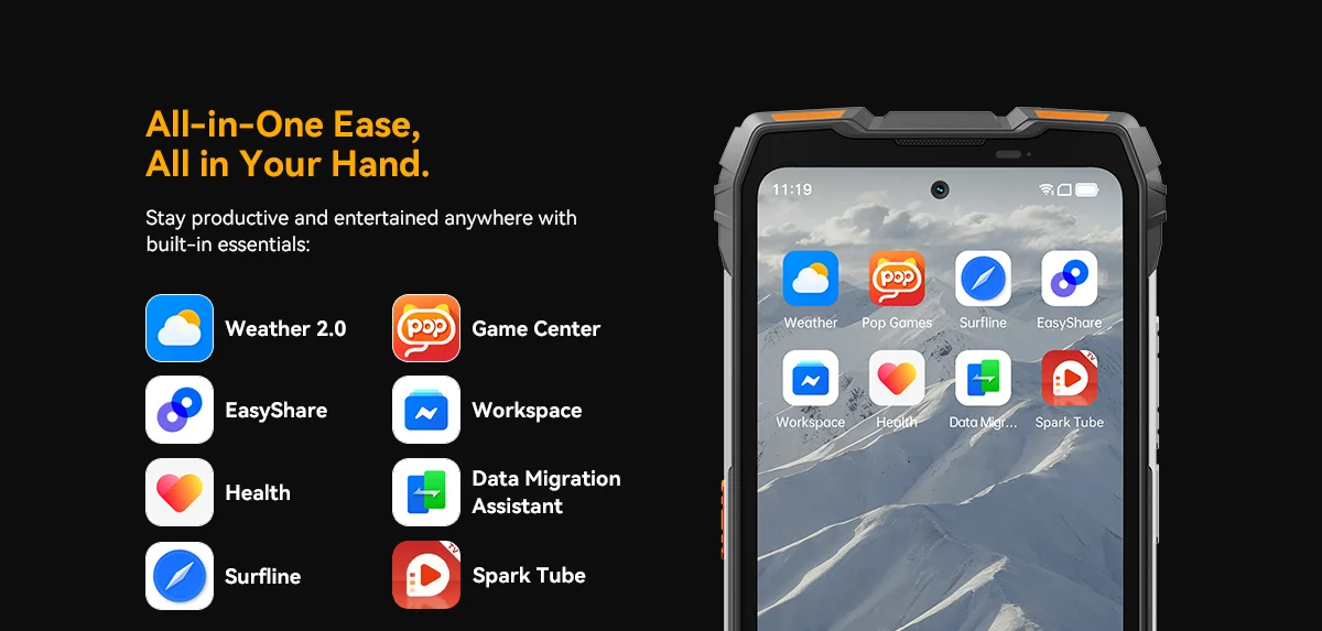 Blackview Oscal Pilot 6 Thermal Rugged Phone 12GB+256GB Night Vision Camera 6.67" Android 16 MediaTek MT8781 Helio G100 4G NFC