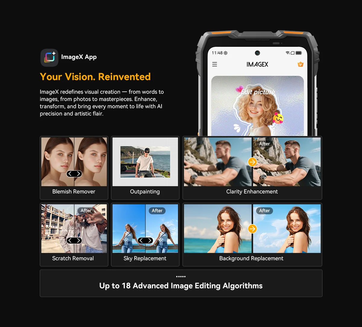 Blackview Oscal Pilot 6 Thermal Rugged Phone 12GB+256GB Night Vision Camera 6.67" Android 16 MediaTek MT8781 Helio G100 4G NFC