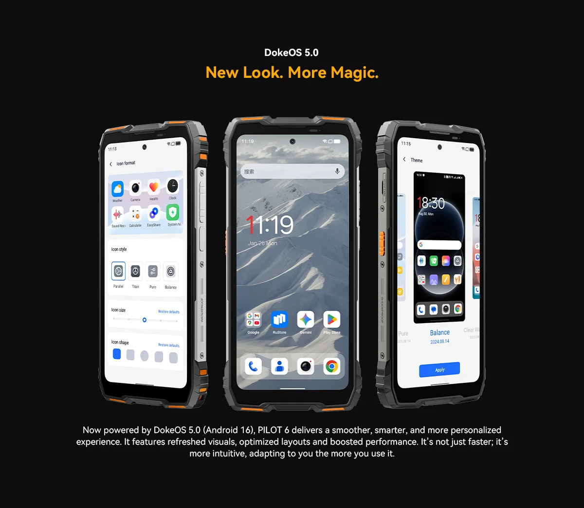 Blackview Oscal Pilot 6 Thermal Rugged Phone 12GB+256GB Night Vision Camera 6.67" Android 16 MediaTek MT8781 Helio G100 4G NFC