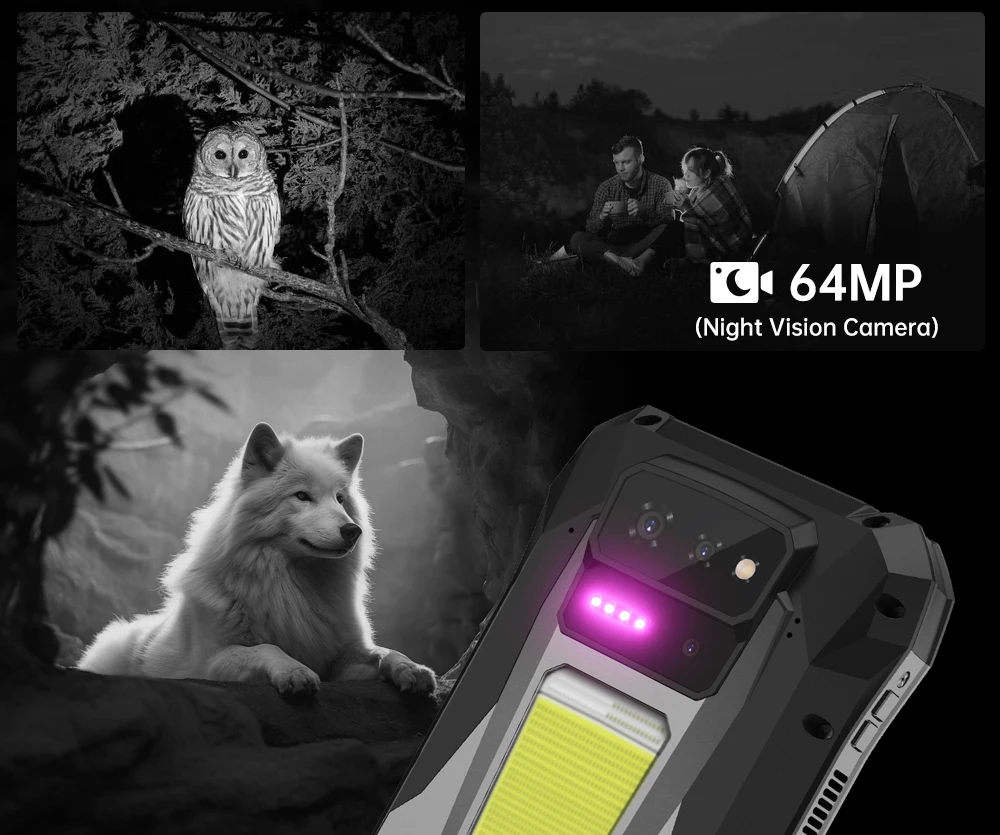 8849 Tank X Unihertz 220 Lumens Projector Rugged Smart Phone Support 1080P Android 15 17600mAh 32GB 512GB 5G Dimensity 8200