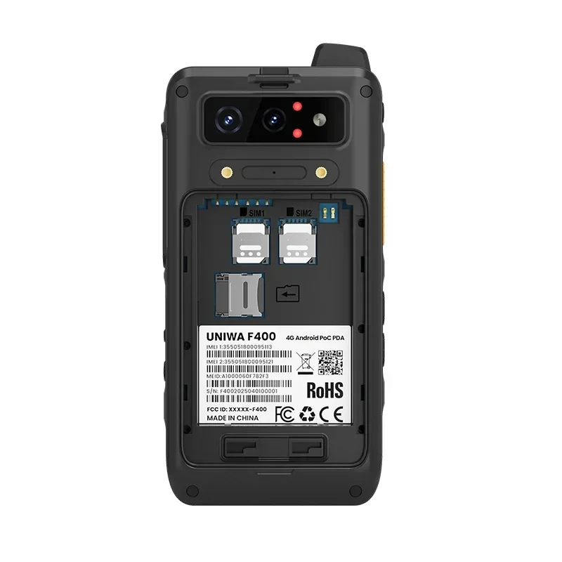 UNIWA F400 Rugged Smartphone 4G Walkie Talkie Long Range Zello PTT Communication Radio Camping Contact Device Wireless Machine