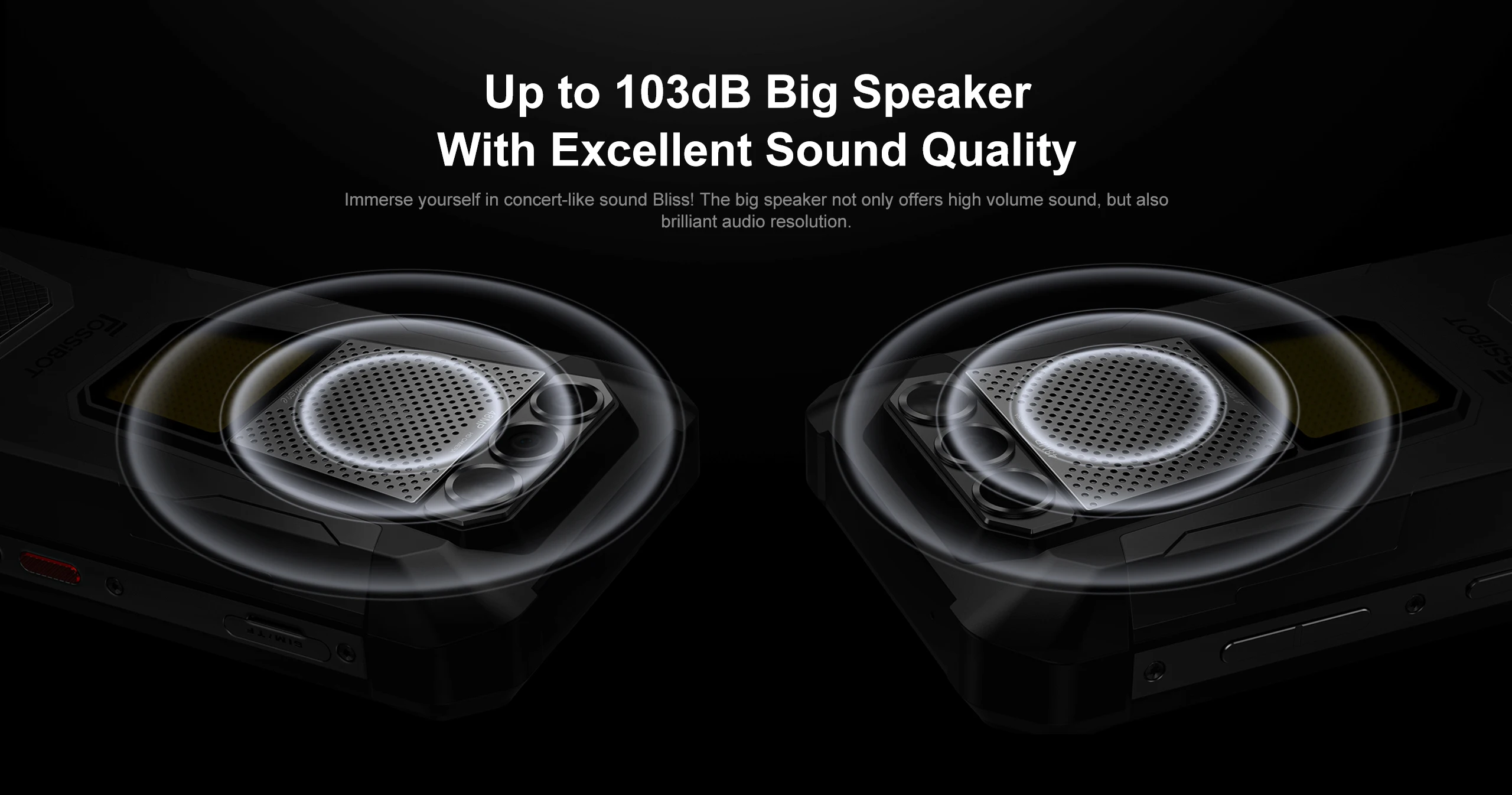 FOSSiBOT F106 PRO 15GB(8+7) 256GB Rugged 12000mAh 3W Camping Light 6.58”FHD Android 14 NFC Loud Speaker Global Version