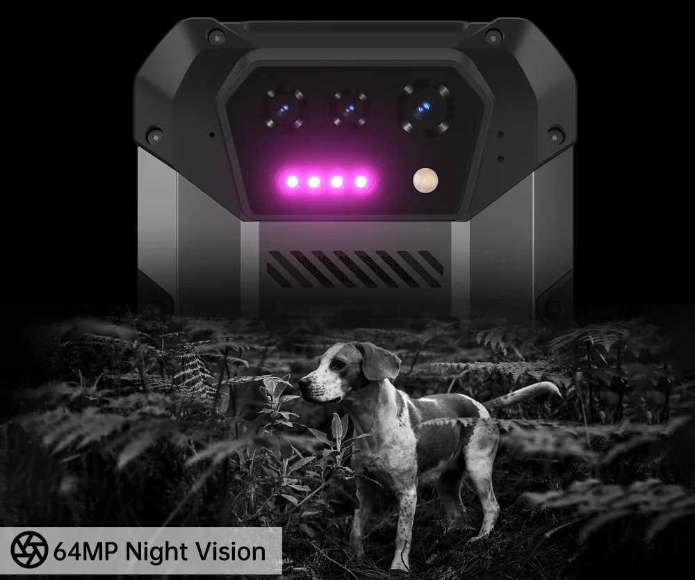 8849 Hike Unihertz Rugged Smartphone 23800mAh 1200Lumens Flashlight 24GB+512GB Expandable 2TB Android14 Two SIM 6.78'' 120Hz