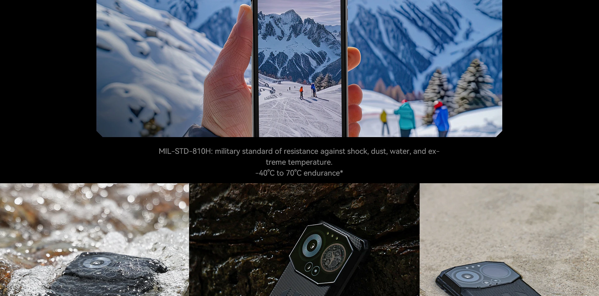 IIIF150 B3C Rugged 16GB 256GB Smartphone Dual Display 50MP Camera 10800mAh Android 14 Ultra-Thin Rugged Phone Global Version