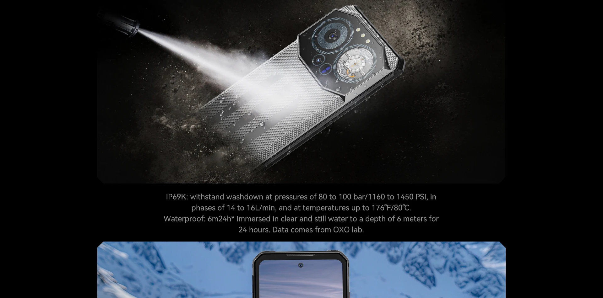 IIIF150 B3C Rugged 16GB 256GB Smartphone Dual Display 50MP Camera 10800mAh Android 14 Ultra-Thin Rugged Phone Global Version