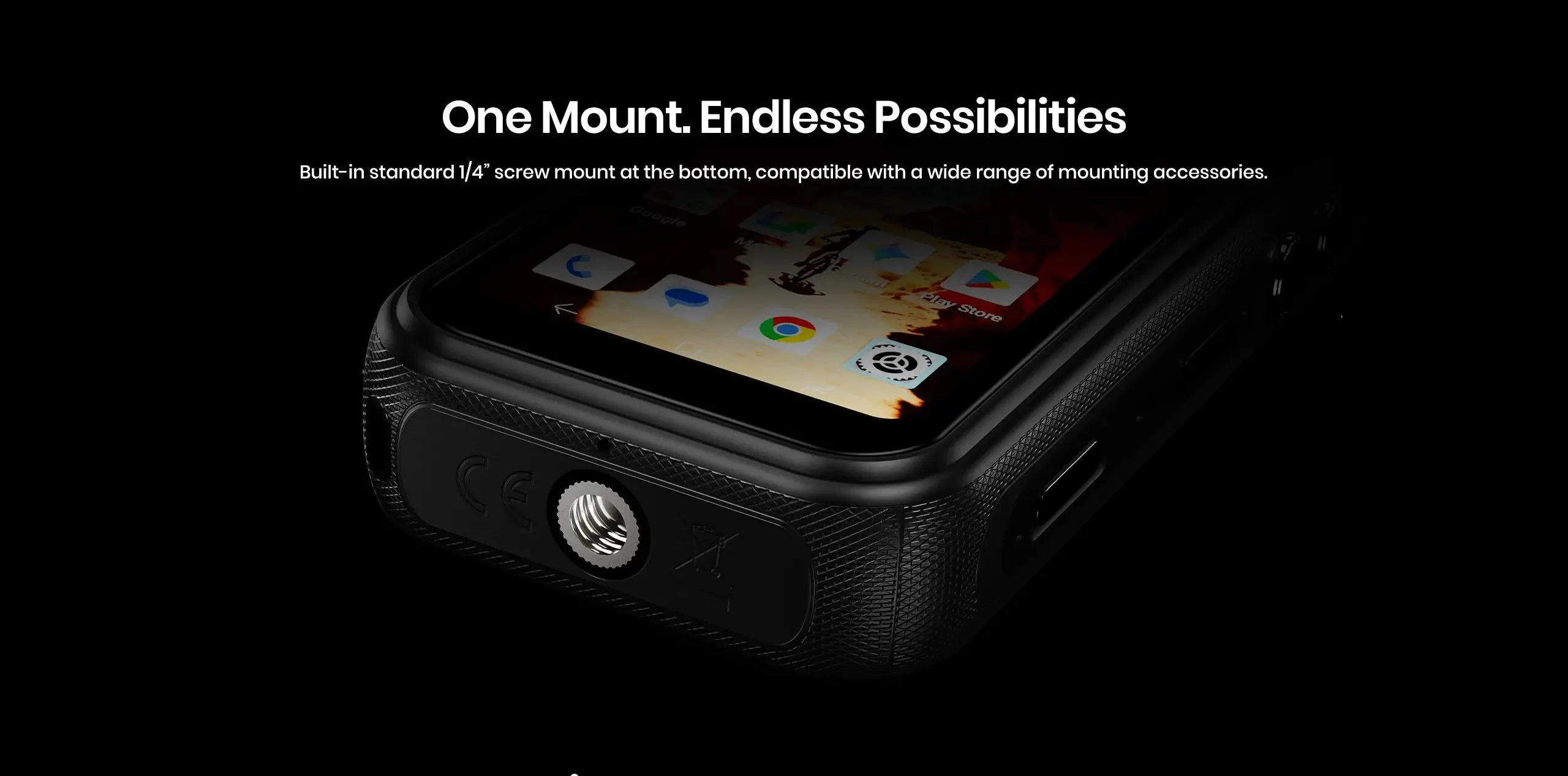 Fossibot F116 pro 5G Rugged Smartphone 12GB RAM 256GB Storage 152.6° Wide-Angle Mini Camera 4-inch Display 3700mAh Battery