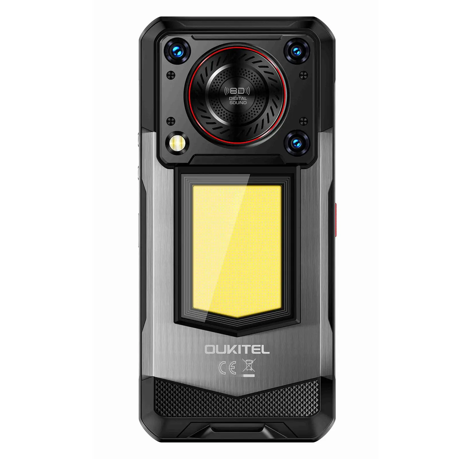 OUKITEL WP56 Rugged Phone 12GB+512GB 6.8“FHD 120Hz 16000mAh 45W 108MP Camera Android 15 Dimensity 7050 NFC 5G Smartphone