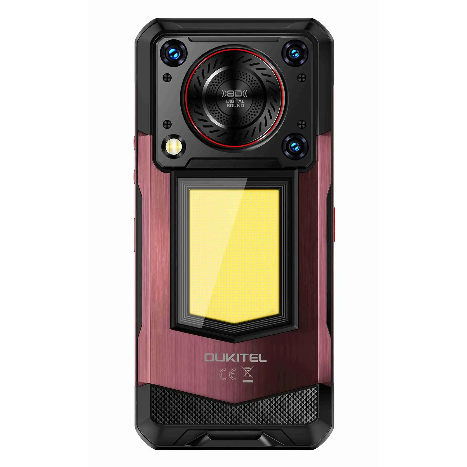 OUKITEL WP56 Rugged Phone 12GB+512GB 6.8“FHD 120Hz 16000mAh 45W 108MP Camera Android 15 Dimensity 7050 NFC 5G Smartphone
