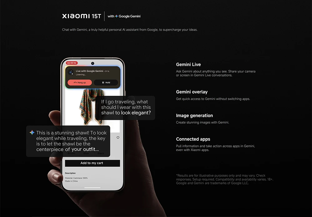Global Version Xiaomi 15t 12Gb 256Gb Mobile Phones Leica Triple Camera Ai Ecosystem Creativity Assistant Immersive 6.83" Display